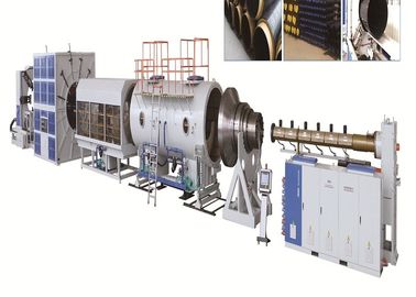 Heat Preservation Pipe Extrusion Line , Large Diameter Hdpe Pipe Extrusion Machine